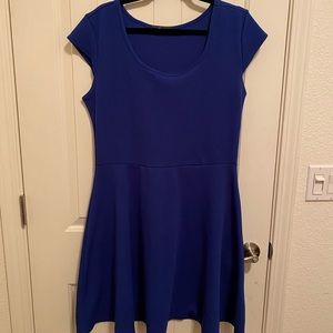 Royal blue dress
